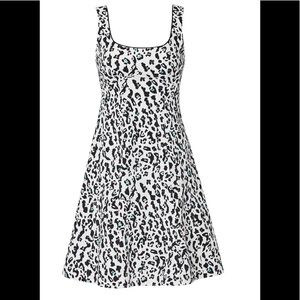 White Leopard Dress